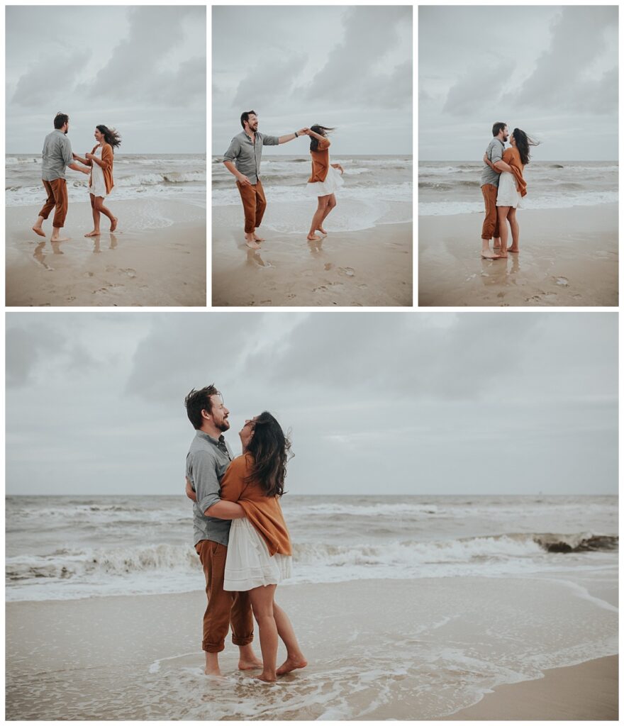 Photography prompts - couple slow dancing on the beach