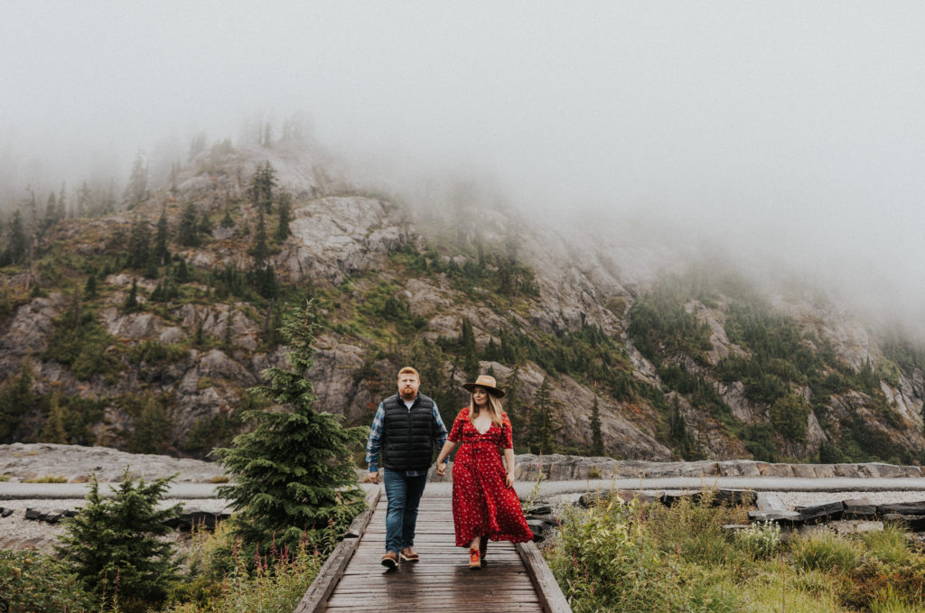 This couple planned a destination elopement in the mountains!